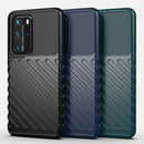 For Huawei P40 Pro Thunderbolt Shockproof TPU Soft Case(Black)