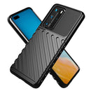 For Huawei P40 Pro Thunderbolt Shockproof TPU Soft Case(Dark Blue)