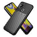 For Galaxy M31 Thunderbolt Shockproof TPU Soft Case(Black)