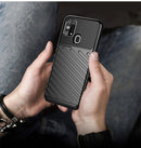 For Galaxy M31 Thunderbolt Shockproof TPU Soft Case(Black)