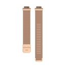 Stainless Steel Metal Mesh Wrist Strap Watch Band for Fitbit Inspire / Inspire HR / Ace 2, Size: S(Rose Gold)