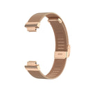 Stainless Steel Metal Mesh Wrist Strap Watch Band for Fitbit Inspire / Inspire HR / Ace 2, Size: S(Rose Gold)