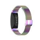 Stainless Steel Metal Mesh Wrist Strap Watch Band for Fitbit Inspire / Inspire HR / Ace 2, Size: S(Colour)