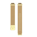Stainless Steel Metal Mesh Wrist Strap Watch Band for Fitbit Inspire / Inspire HR / Ace 2, Size: S(Gold)