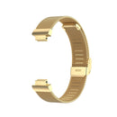 Stainless Steel Metal Mesh Wrist Strap Watch Band for Fitbit Inspire / Inspire HR / Ace 2, Size: S(Gold)