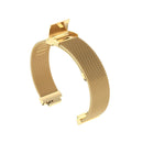 Stainless Steel Metal Mesh Wrist Strap Watch Band for Fitbit Inspire / Inspire HR / Ace 2, Size: S(Gold)