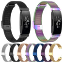 Stainless Steel Metal Mesh Wrist Strap Watch Band for Fitbit Inspire / Inspire HR / Ace 2, Size: S(Silver)