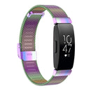 Stainless Steel Metal Mesh Wrist Strap Watch Band for Fitbit Inspire / Inspire HR / Ace 2, Size: L(Colour)