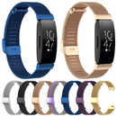 Stainless Steel Metal Mesh Wrist Strap Watch Band for Fitbit Inspire / Inspire HR / Ace 2, Size: L(Silver)