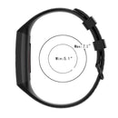 Color Buckle TPU Wrist Strap Watch Band for Fitbit Charge 4 / Charge 3 / Charge 3 SE, Size: S(Black)