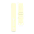 Color Buckle TPU Wrist Strap Watch Band for Fitbit Charge 4 / Charge 3 / Charge 3 SE, Size: S(Light Yellow)