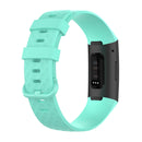 Color Buckle TPU Wrist Strap Watch Band for Fitbit Charge 4 / Charge 3 / Charge 3 SE, Size: S(Green)