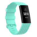 Color Buckle TPU Wrist Strap Watch Band for Fitbit Charge 4 / Charge 3 / Charge 3 SE, Size: S(Green)