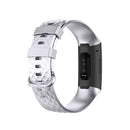 Color Buckle TPU Wrist Strap Watch Band for Fitbit Charge 4 / Charge 3 / Charge 3 SE, Size: S(Silver)