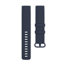 Color Buckle TPU Wrist Strap Watch Band for Fitbit Charge 4 / Charge 3 / Charge 3 SE, Size: L(Navy Blue)