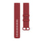 Color Buckle TPU Wrist Strap Watch Band for Fitbit Charge 4 / Charge 3 / Charge 3 SE, Size: L(Red)