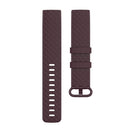Color Buckle TPU Wrist Strap Watch Band for Fitbit Charge 4 / Charge 3 / Charge 3 SE, Size: L(Rosewood)