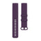 Color Buckle TPU Wrist Strap Watch Band for Fitbit Charge 4 / Charge 3 / Charge 3 SE, Size: L(Dark Purple)