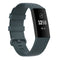 Color Buckle TPU Wrist Strap Watch Band for Fitbit Charge 4 / Charge 3 / Charge 3 SE, Size: L(Rock Teal)