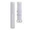 Color Buckle TPU Wrist Strap Watch Band for Fitbit Charge 4 / Charge 3 / Charge 3 SE, Size: L(Silver)