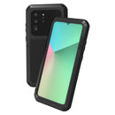 For Galaxy S20 Ultra LOVE MEI Metal Shockproof Waterproof Dustproof Protective Case(Black)