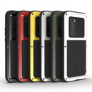 For Huawei P40 Pro LOVE MEI Metal Shockproof Waterproof Dustproof Protective Case(Silver)
