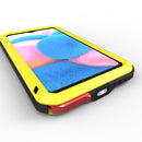 For Galaxy A30s LOVE MEI Metal Shockproof Waterproof Dustproof Protective Case(Yellow)