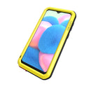 For Galaxy A30s LOVE MEI Metal Shockproof Waterproof Dustproof Protective Case(Yellow)
