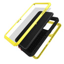 For Galaxy A30s LOVE MEI Metal Shockproof Waterproof Dustproof Protective Case(Yellow)