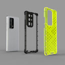 For Huawei P40 Pro+ Shockproof Honeycomb PC + TPU Protective Case(Green)