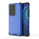 For Huawei P40 Pro+ Shockproof Honeycomb PC + TPU Protective Case(Blue)