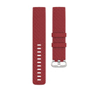 18mm Silver Color Buckle TPU Wrist Strap Watch Band for Fitbit Charge 4 / Charge 3 / Charge 3 SE, Size: L(Red)