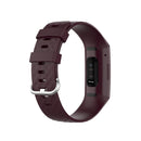 18mm Silver Color Buckle TPU Wrist Strap Watch Band for Fitbit Charge 4 / Charge 3 / Charge 3 SE, Size: L(Rosewood)