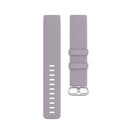 18mm Silver Color Buckle TPU Wrist Strap Watch Band for Fitbit Charge 4 / Charge 3 / Charge 3 SE, Size: L(Light Purple)