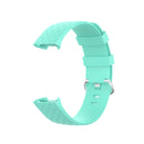 18mm Silver Color Buckle TPU Wrist Strap Watch Band for Fitbit Charge 4 / Charge 3 / Charge 3 SE, Size: L(Green)