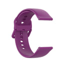 23mm Color Buckle Silicone Wrist Strap Watch Band for Fitbit Versa 2 / Versa / Versa Lite / Blaze, Size: S(Purple)