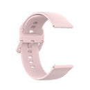 23mm Color Buckle Silicone Wrist Strap Watch Band for Fitbit Versa 2 / Versa / Versa Lite / Blaze, Size: L(Pink)