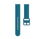 23mm Color Buckle Silicone Wrist Strap Watch Band for Fitbit Versa 2 / Versa / Versa Lite / Blaze, Size: L(Dark Green)