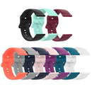 23mm Color Buckle Silicone Wrist Strap Watch Band for Fitbit Versa 2 / Versa / Versa Lite / Blaze, Size: L(Dark Green)