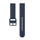23mm Color Buckle Silicone Wrist Strap Watch Band for Fitbit Versa 2 / Versa / Versa Lite / Blaze, Size: L(Midnight Blue)