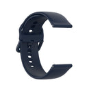 23mm Color Buckle Silicone Wrist Strap Watch Band for Fitbit Versa 2 / Versa / Versa Lite / Blaze, Size: L(Midnight Blue)