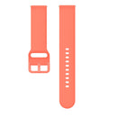 23mm Color Buckle Silicone Wrist Strap Watch Band for Fitbit Versa 2 / Versa / Versa Lite / Blaze, Size: L(Watermelon Red)