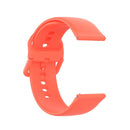 23mm Color Buckle Silicone Wrist Strap Watch Band for Fitbit Versa 2 / Versa / Versa Lite / Blaze, Size: L(Watermelon Red)