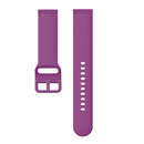 23mm Color Buckle Silicone Wrist Strap Watch Band for Fitbit Versa 2 / Versa / Versa Lite / Blaze, Size: L(Purple)