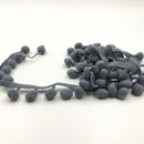 20 Yards 1.2cm Pompom Lace Ribbon Fur Ball Trim For Craft DIY Curtain Home Decorative Clothes Sewing Accessories(Grey)