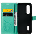 For OPPO Find X2 Pro 3D Butterflies Embossing Pattern Horizontal Flip Leather Case with Holder & Card Slot & Wallet & Lanyard(Green)
