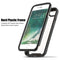 For iPhone SE 2020 & 8 & 7 Transparent Series Frame TPU + PC Dust-proof Scratch-proof Drop-proof Protective Case(Black)