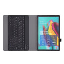 A610 For Galaxy Tab S6 Lite 10.4 P610 / P615 (2020) Bluetooth Keyboard Tablet Case with Stand & Elastic Pen Band(Black)