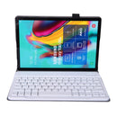 A610 For Galaxy Tab S6 Lite 10.4 P610 / P615 (2020) Bluetooth Keyboard Tablet Case with Stand & Elastic Pen Band(Gold)