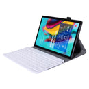 A610 For Galaxy Tab S6 Lite 10.4 P610 / P615 (2020) Bluetooth Keyboard Tablet Case with Stand & Elastic Pen Band(Rose Gold)